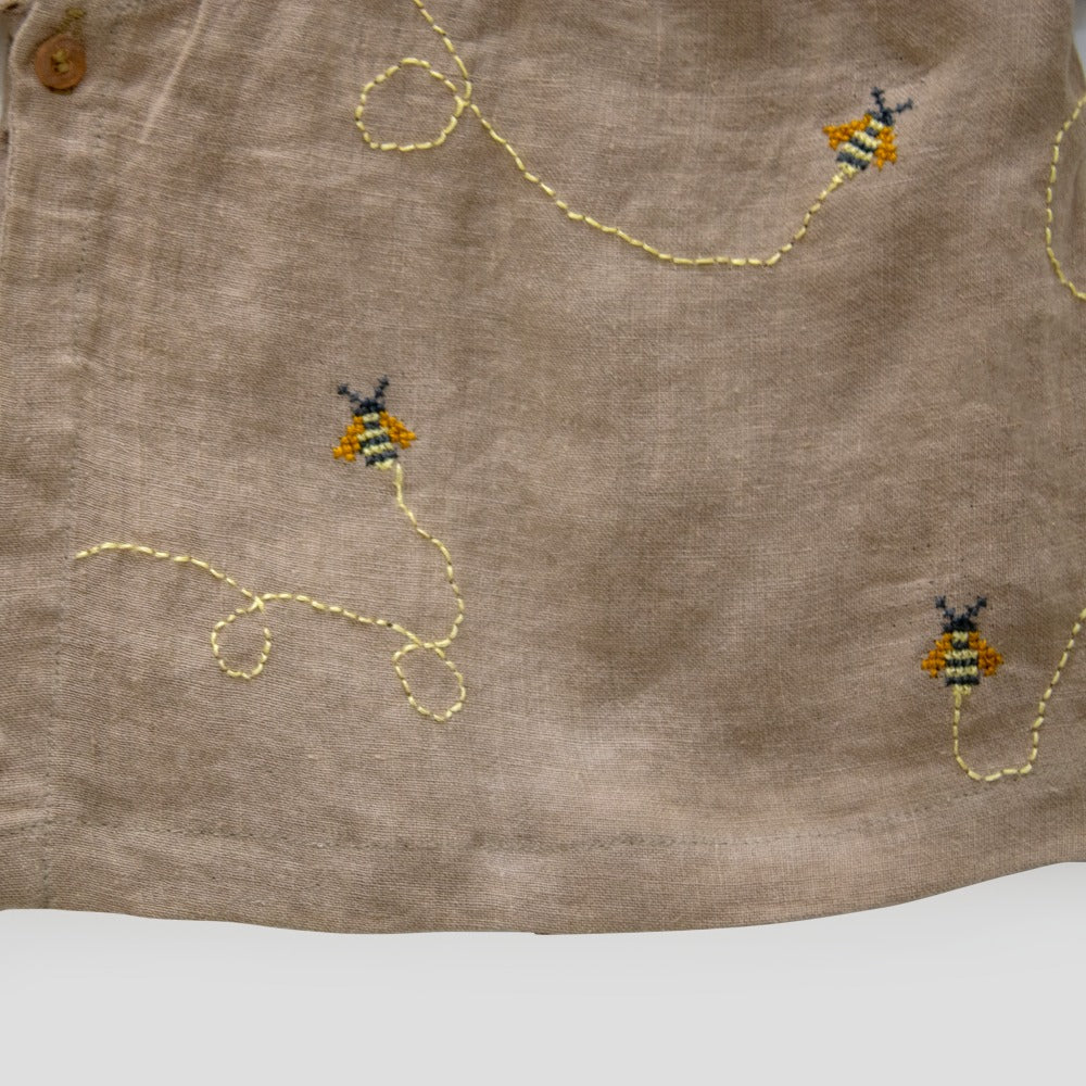 Camisa Cruzada Abeja