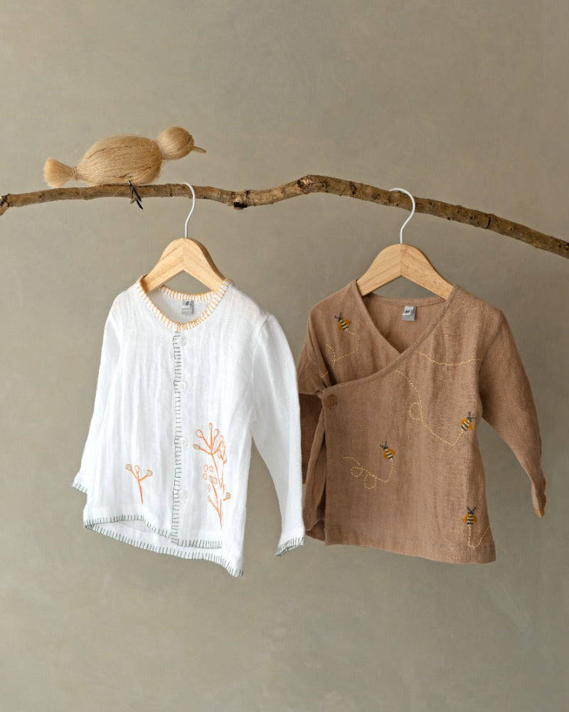 Camisa Cruzada Abeja