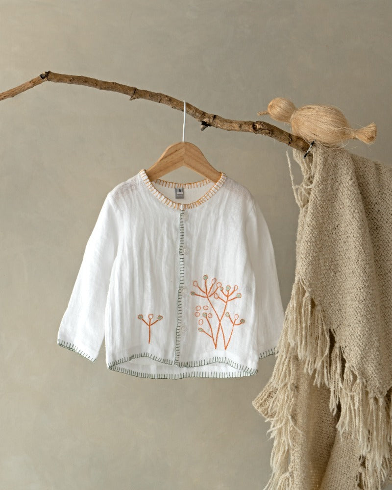 Camisa Botones Flor