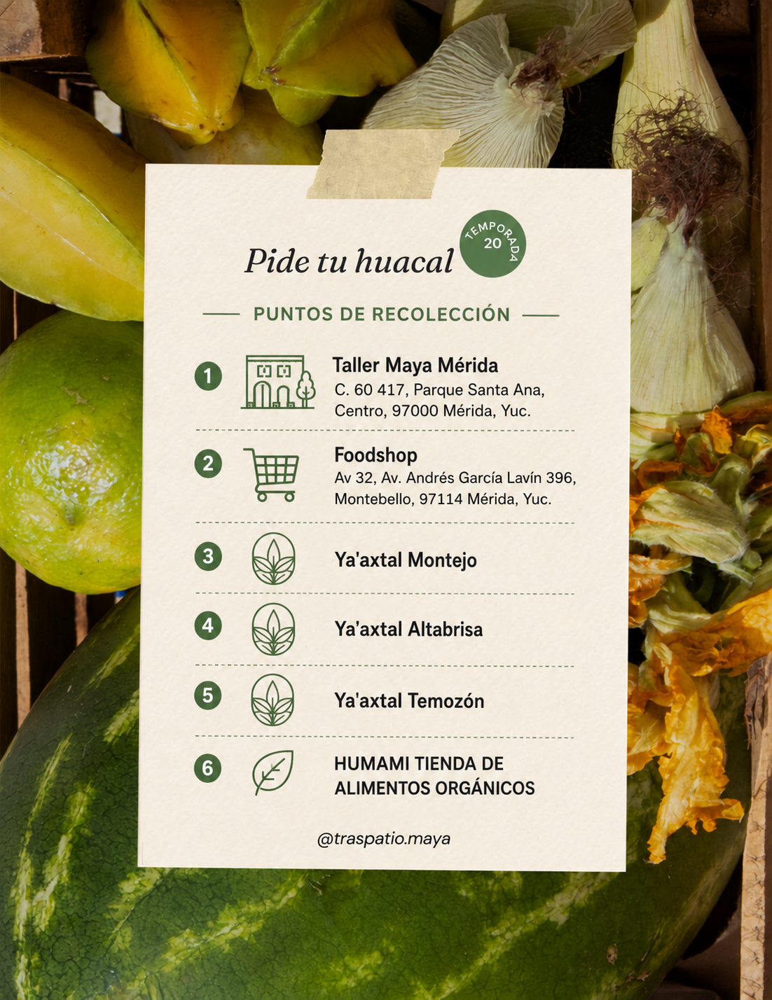 Pide tu huacal