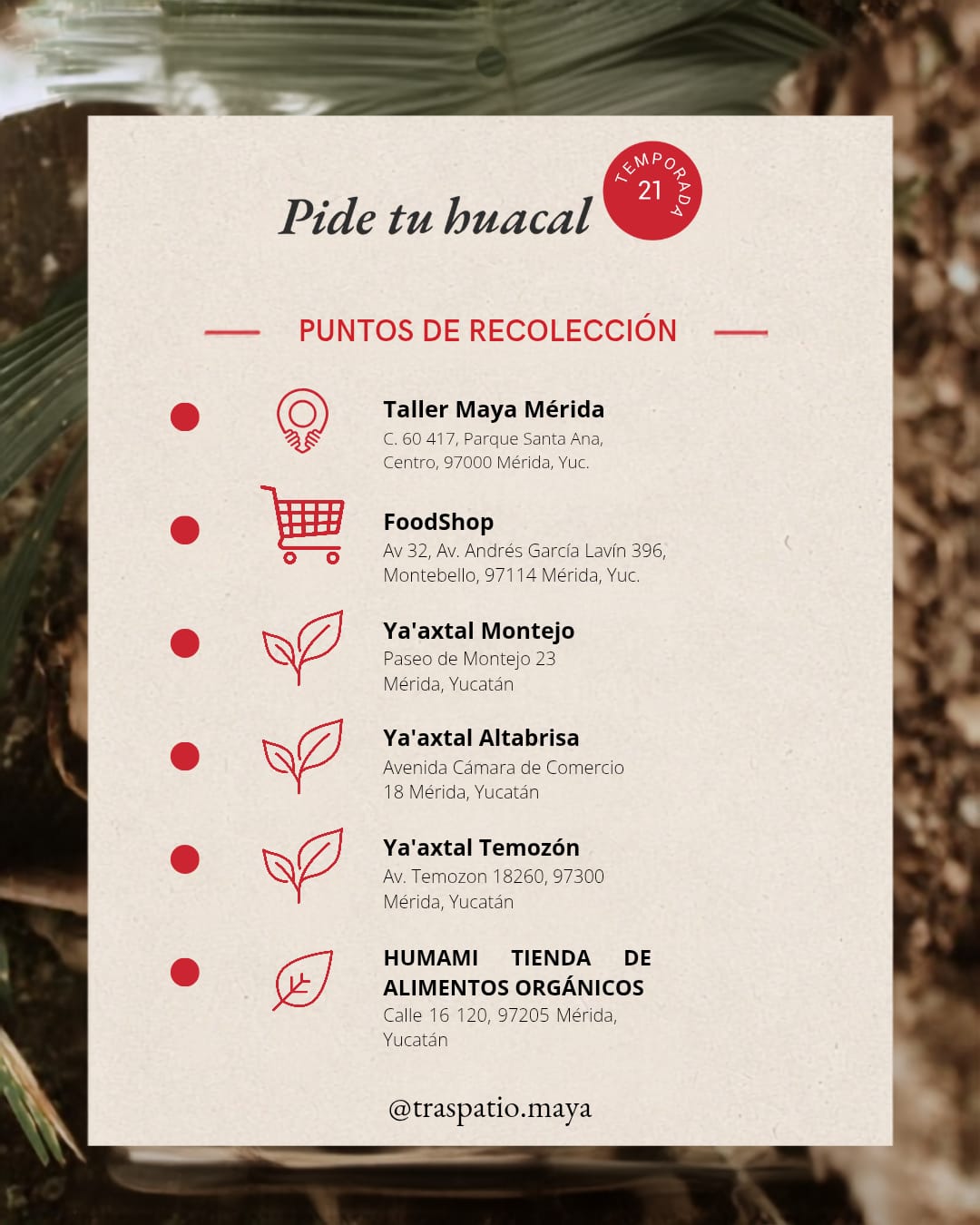 Pide tu huacal